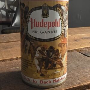 Hudepohl Pure Grain Beer 1976 World Champion Reds Commemorative Pull Tab